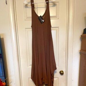 NWT - Beautiful Brown Jersey Dress